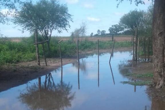 Las familias aseguran que el agua del canal se filtra y avanza hacia sus viviendas