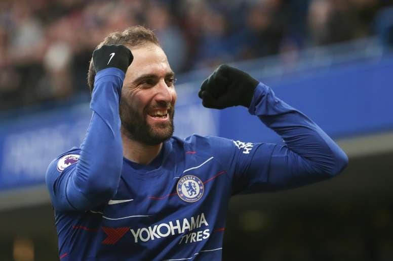 Higuaín jugó muy poco en el Chelsea y nunca pudo mostrar su verdadero nivel.