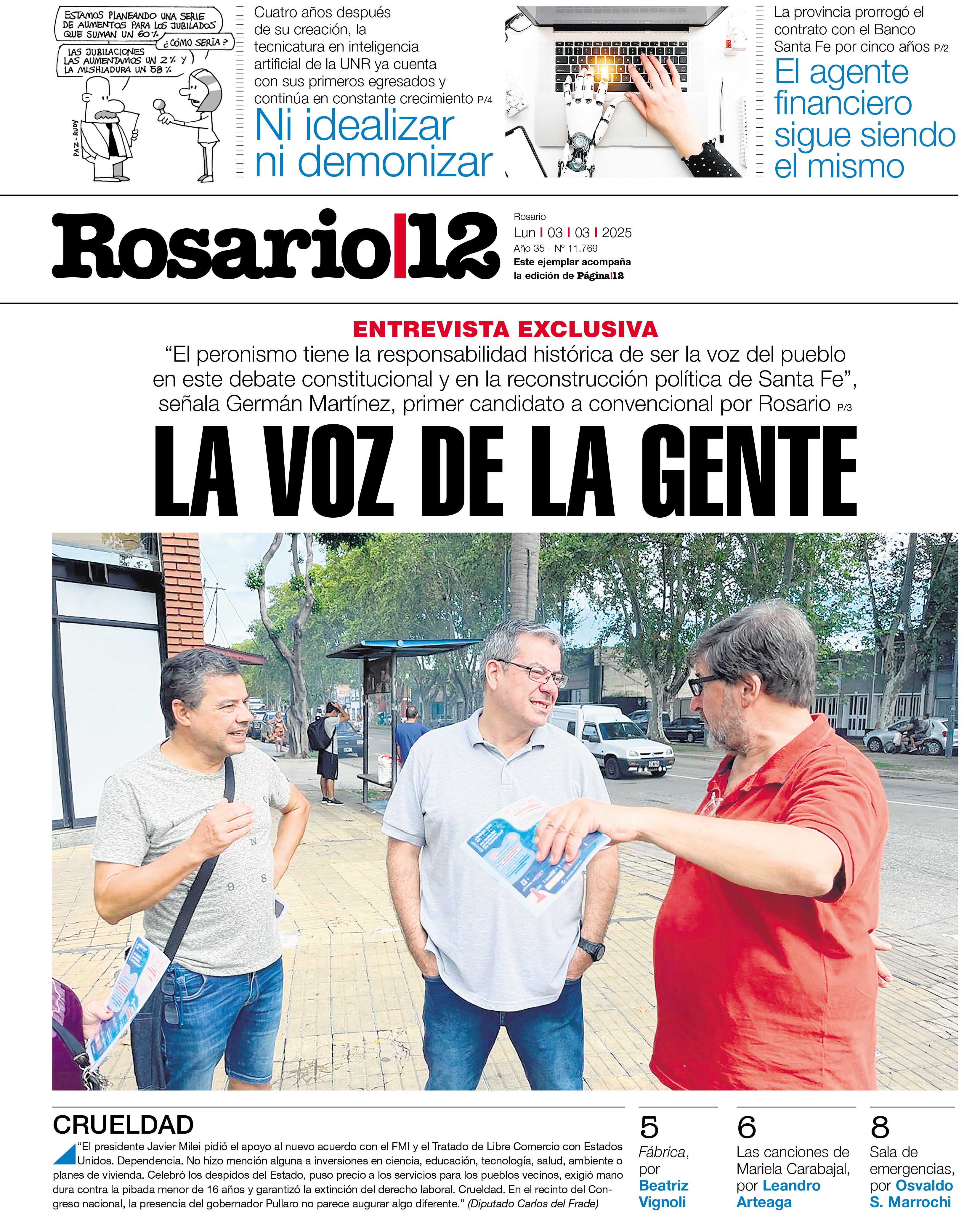 La voz del peronismo en la constituyente - 02/03/2025