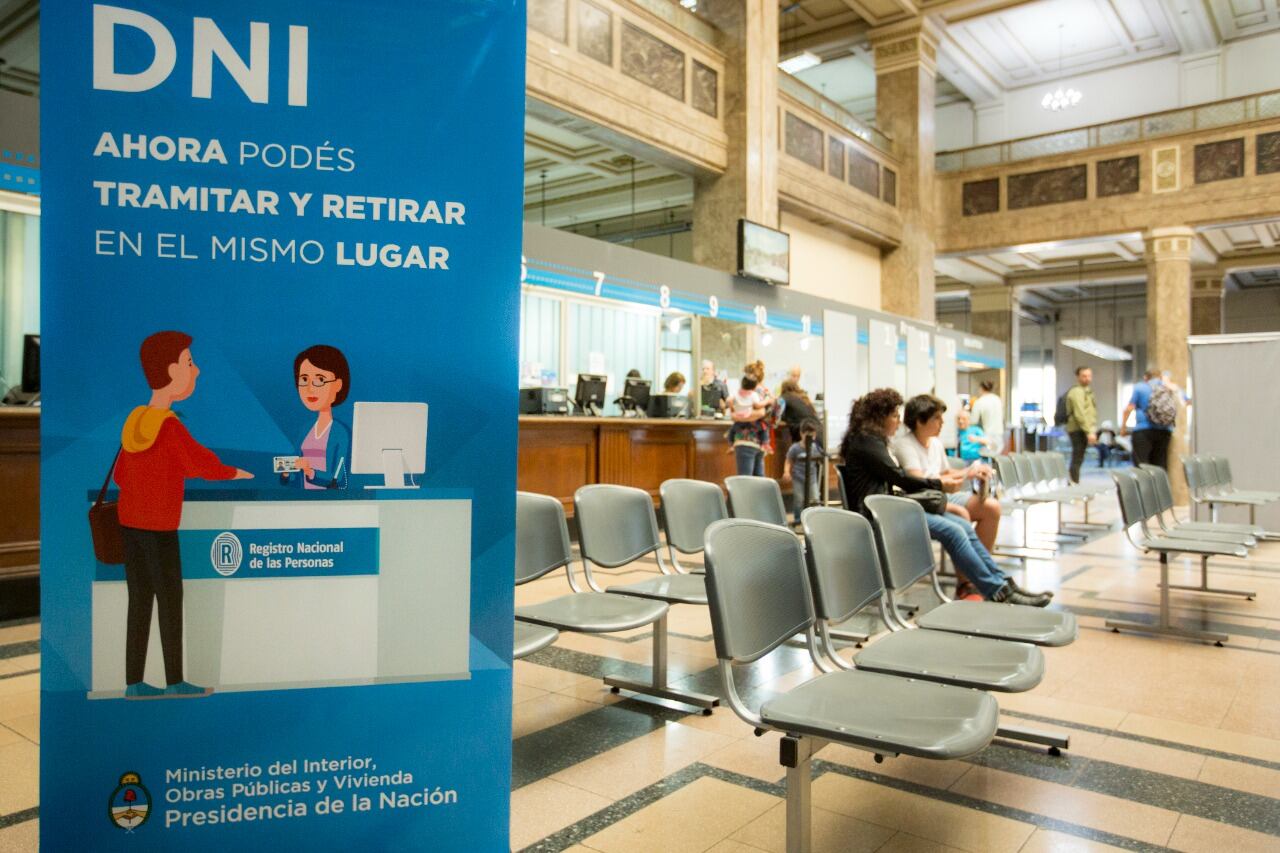 Una de las sedes del Registro Nacional de las Personas.