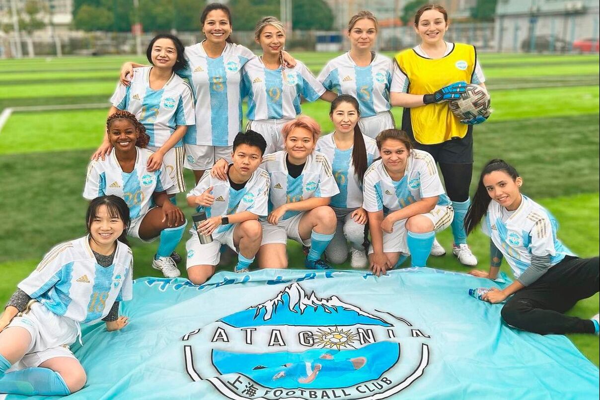 Las jugadoas del Patagonia Club de Shanghai.