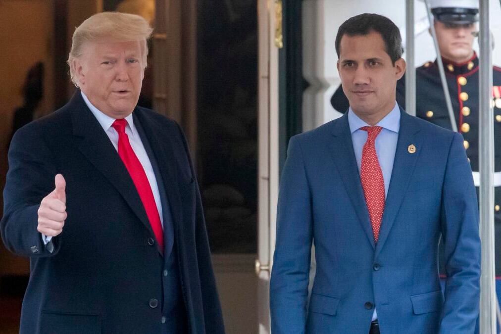 Trump recibió a Guaidó en la Casa Blanca en febrero de este año. 