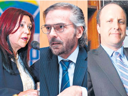 Ana María Figueroa, Gustavo Hornos y Mariano Borinsky, los camaristas firmantes del fallo.