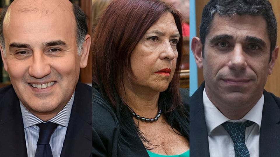 Ana María Figueroa, entre Barroetaveña y Petrone.