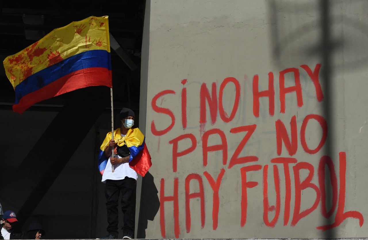 Las protestas en las ciudades colombianas