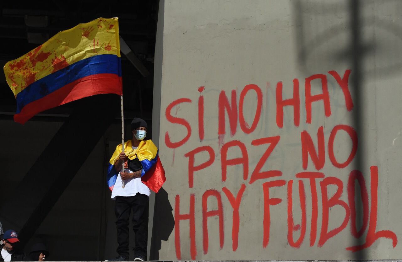 Las protestas en las ciudades colombianas