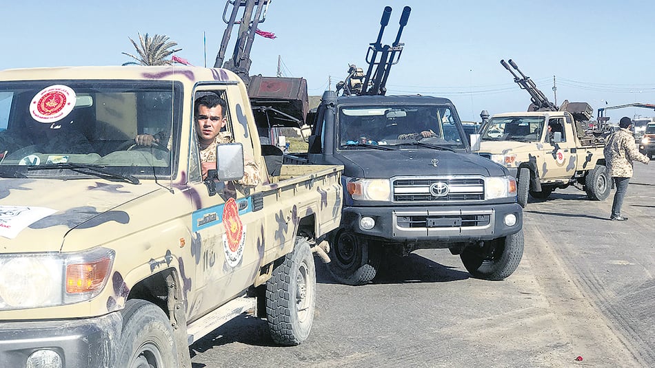 Los ataques ayer se concentraron alrededor de Trípoli, la capital.