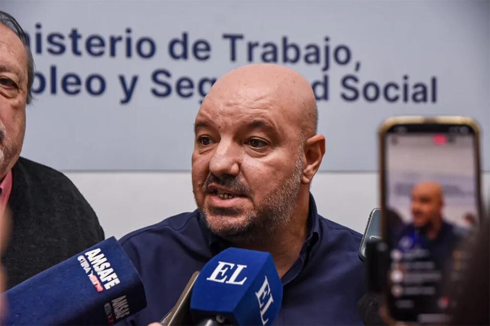 El secretario general Amsafe provincial, Rodrigo Alonso.