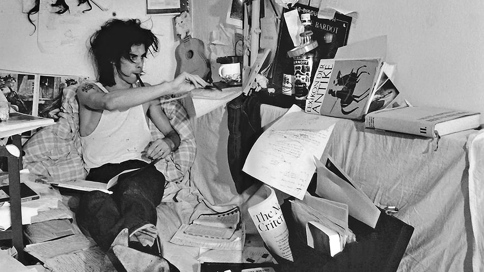 Nick Cave en Berlín en los 80.
