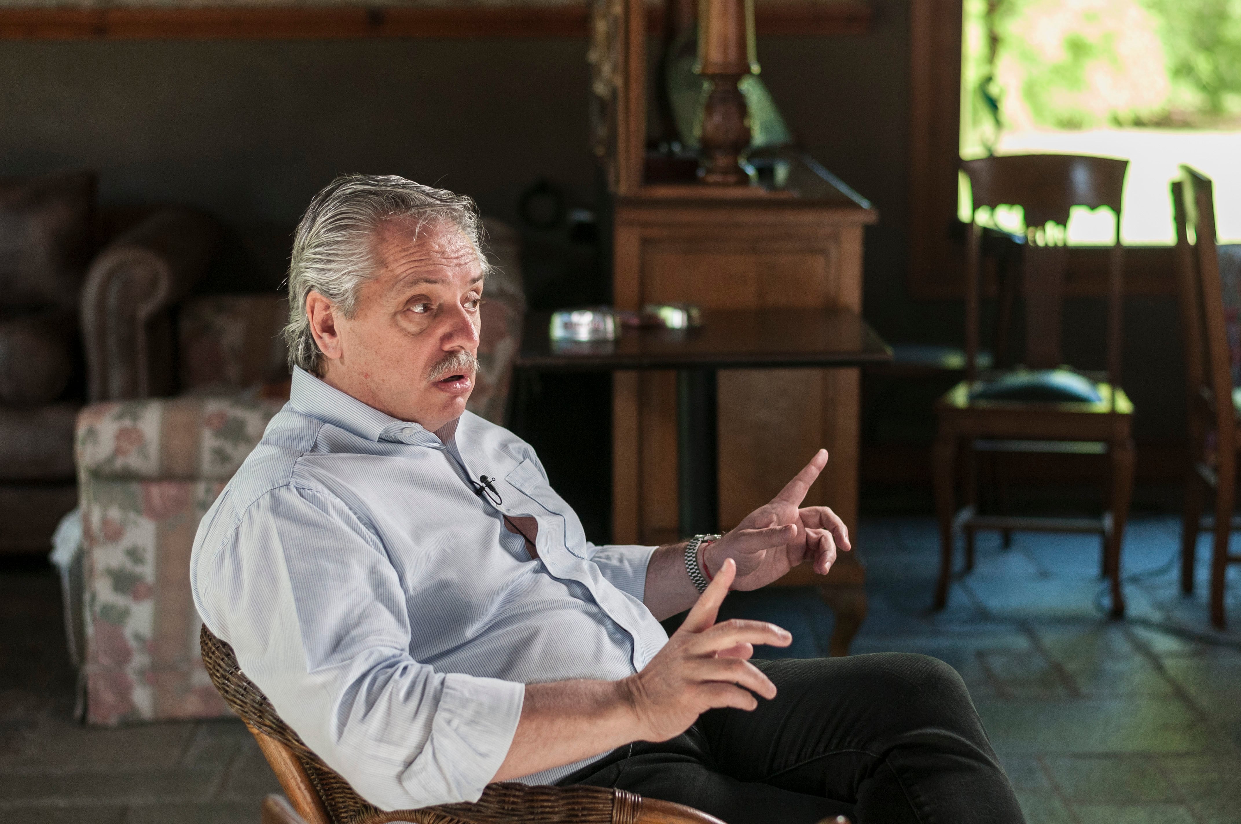 El presidente electo Alberto Fernández.