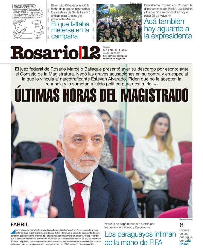 ÚLTIMAS HORAS DEL MAGISTRADO - 17/06/2025
