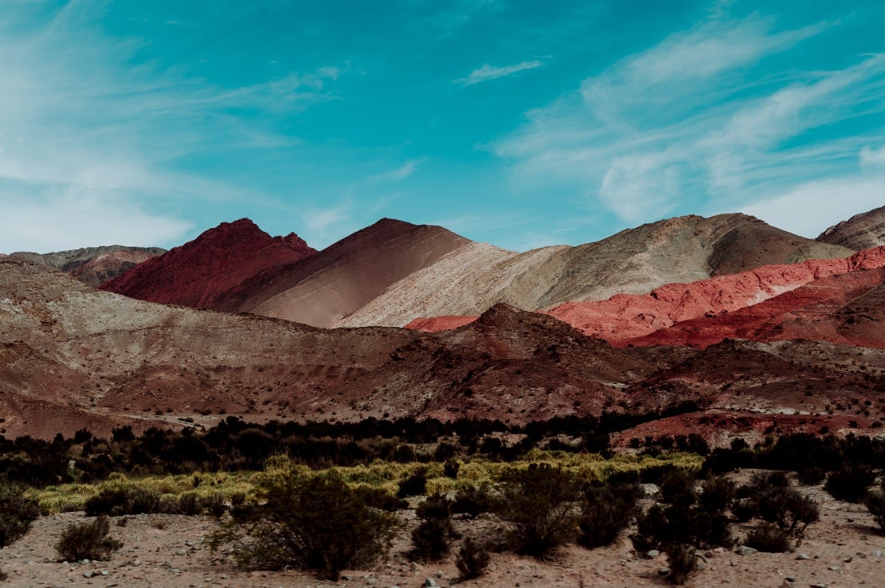 Colores del camino de los seismiles, Fiambalá.