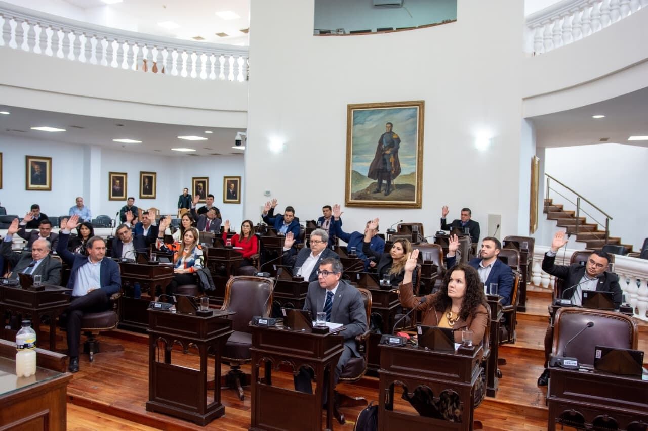 La Legislatura tuvo una sesión especial.