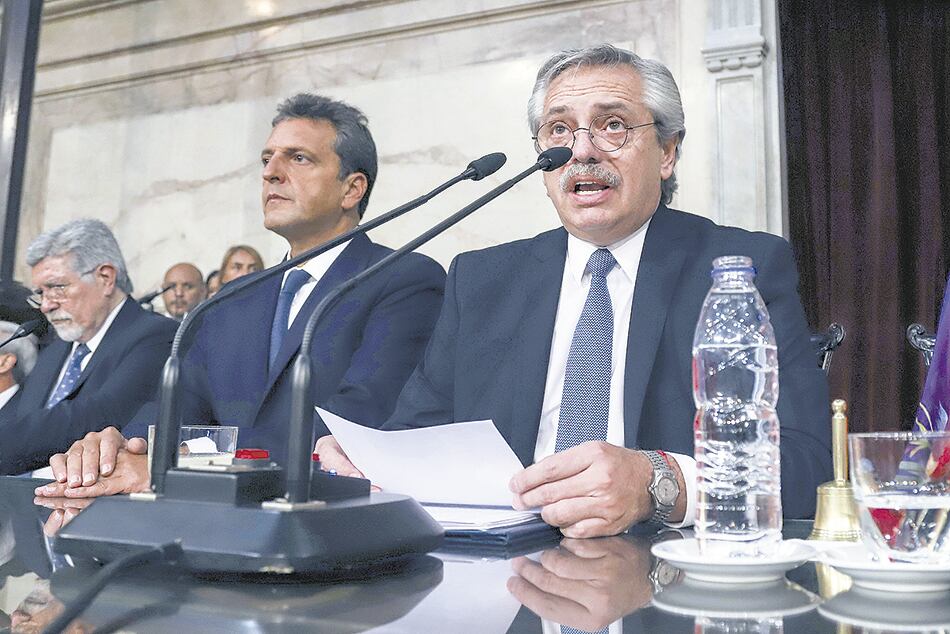 Las críticas al Poder Judicial ocuparon los tramos más álgidos del discurso presidencial.