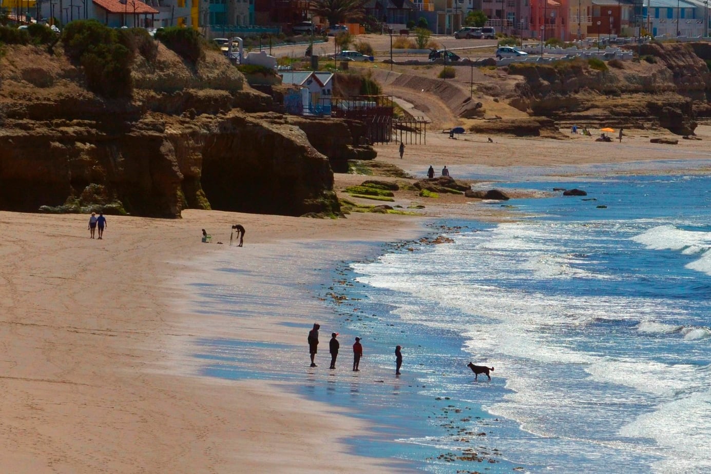 Playas vacías, una imagen que se proyecta para la temporada. 