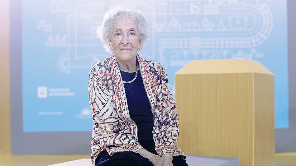 Ida Vitale vivió muchos años exiliada en México. Volvió a Montevideo hace un año, tras la muerte de su pareja.