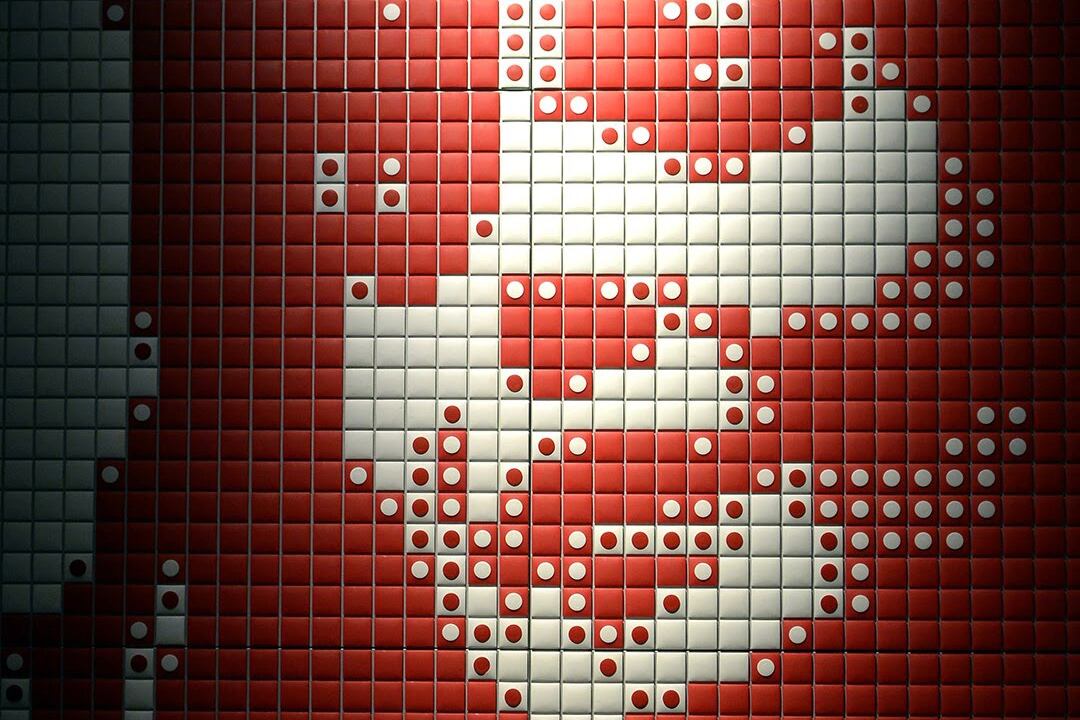 Fachada de Eros Peinados (detalle), por Fanny Fingermann, Buenos Aires, 1968.