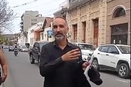 Andrés García, a la salida del juicio en el que fue absuelto.