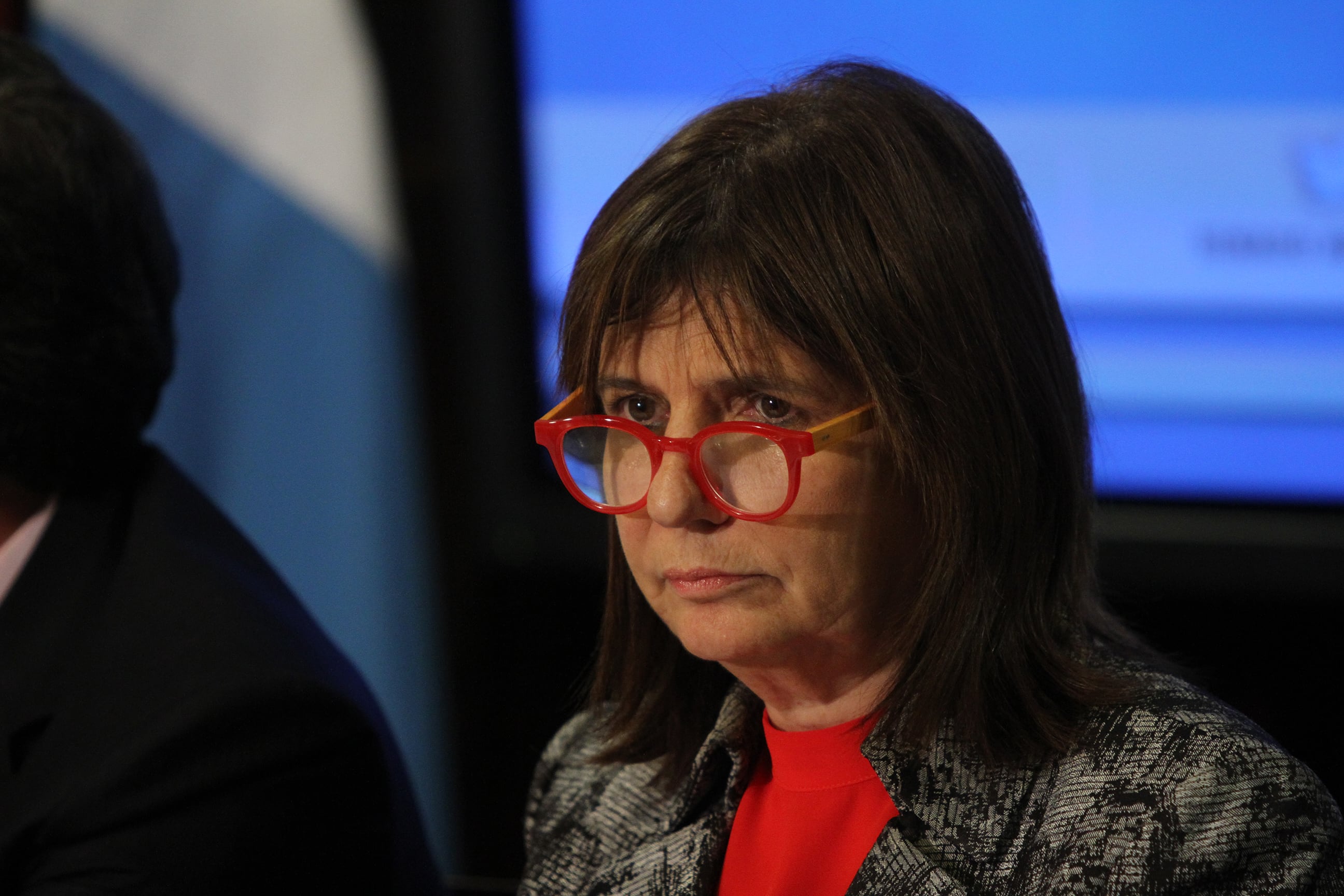 Ex ministra Bullrich, editora de los temas a exagerar.