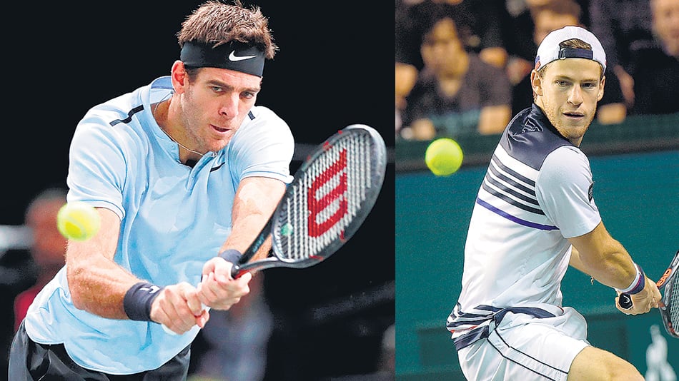 Juan Martín Del Potro y Diego Schwartzman, los mejores argentinos de la temporada.