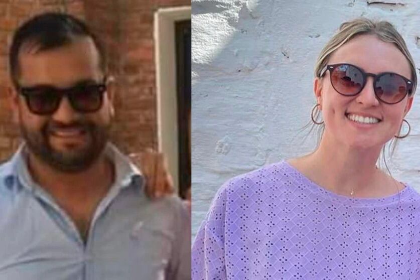 Acuña y Loitey, dos concejales del Partido Nacional en Uruguay.