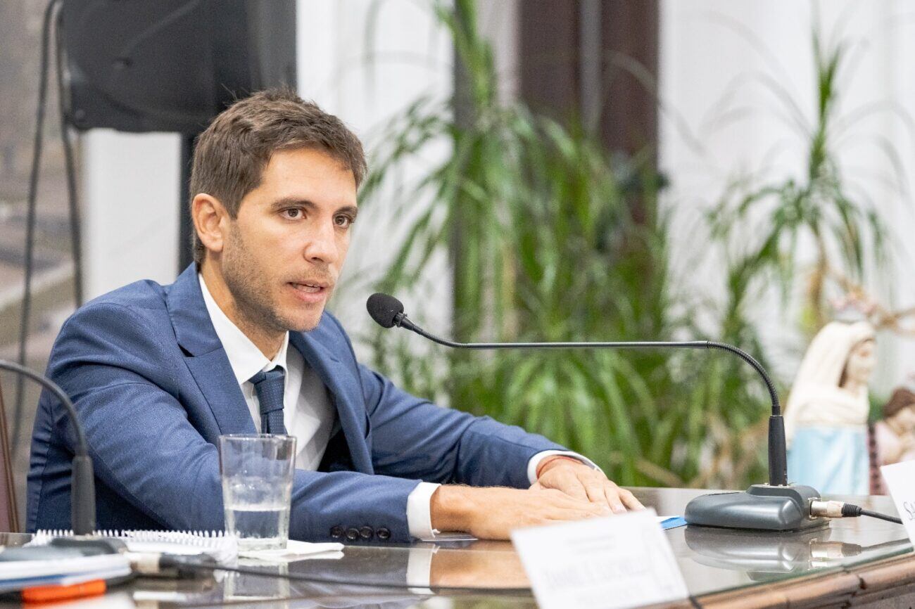 Santiago Passaglia, intendente de San Nicolás.