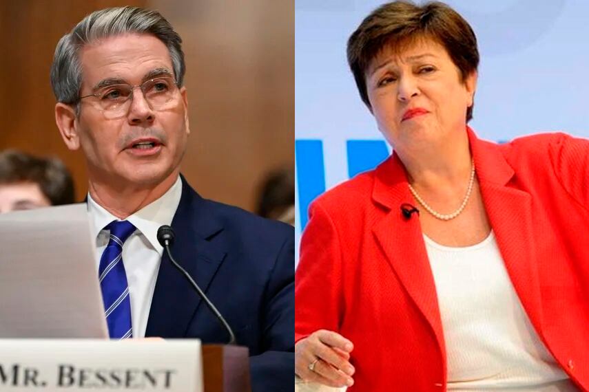 Scott Bessent y Georgieva definen el futuro del Gobierno libertario