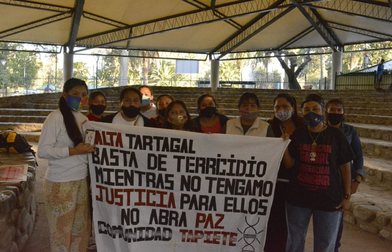 Integrantes del Movimiento de Mujeres por el Buen Vivir