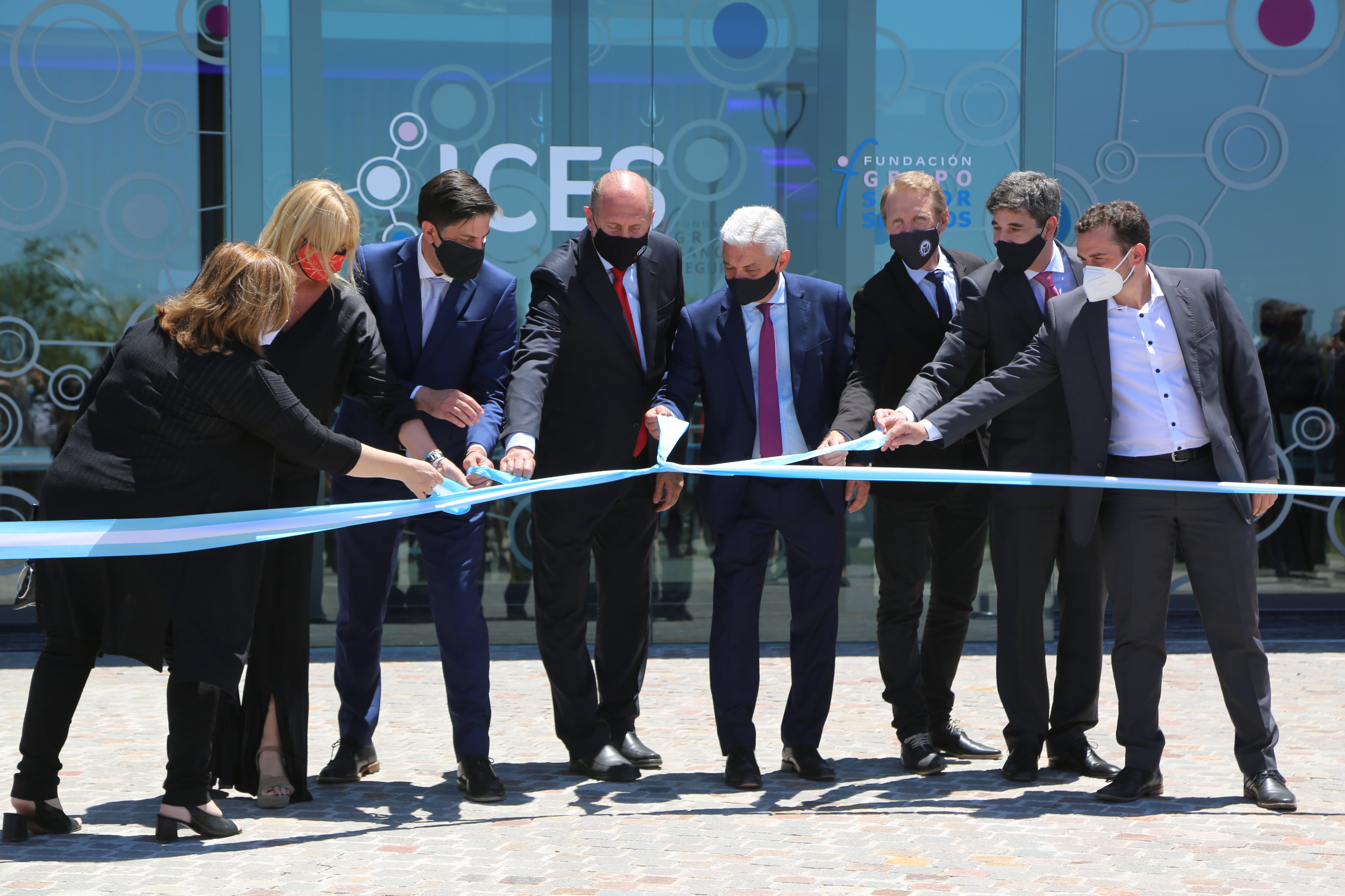 Autoridades nacionales, provinciales y directivos de Sancor Seguros inauguran el ICES