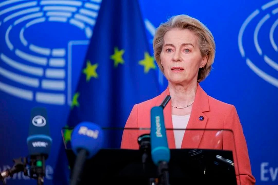 Ursula von der Leyen, presidenta de la Comisión Europea.