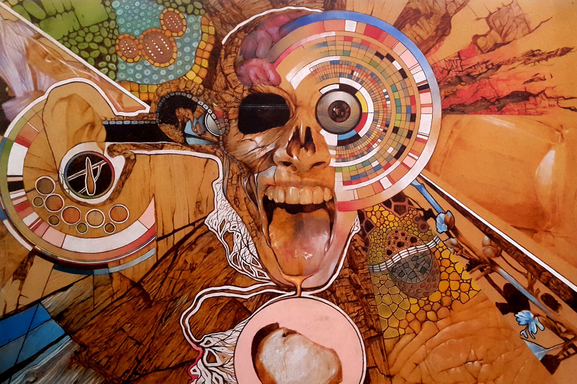 Rosenfeld altera y sintetiza la cultura y la historia recientes en ilustraciones con iguales dosis de magia, color y mambos.