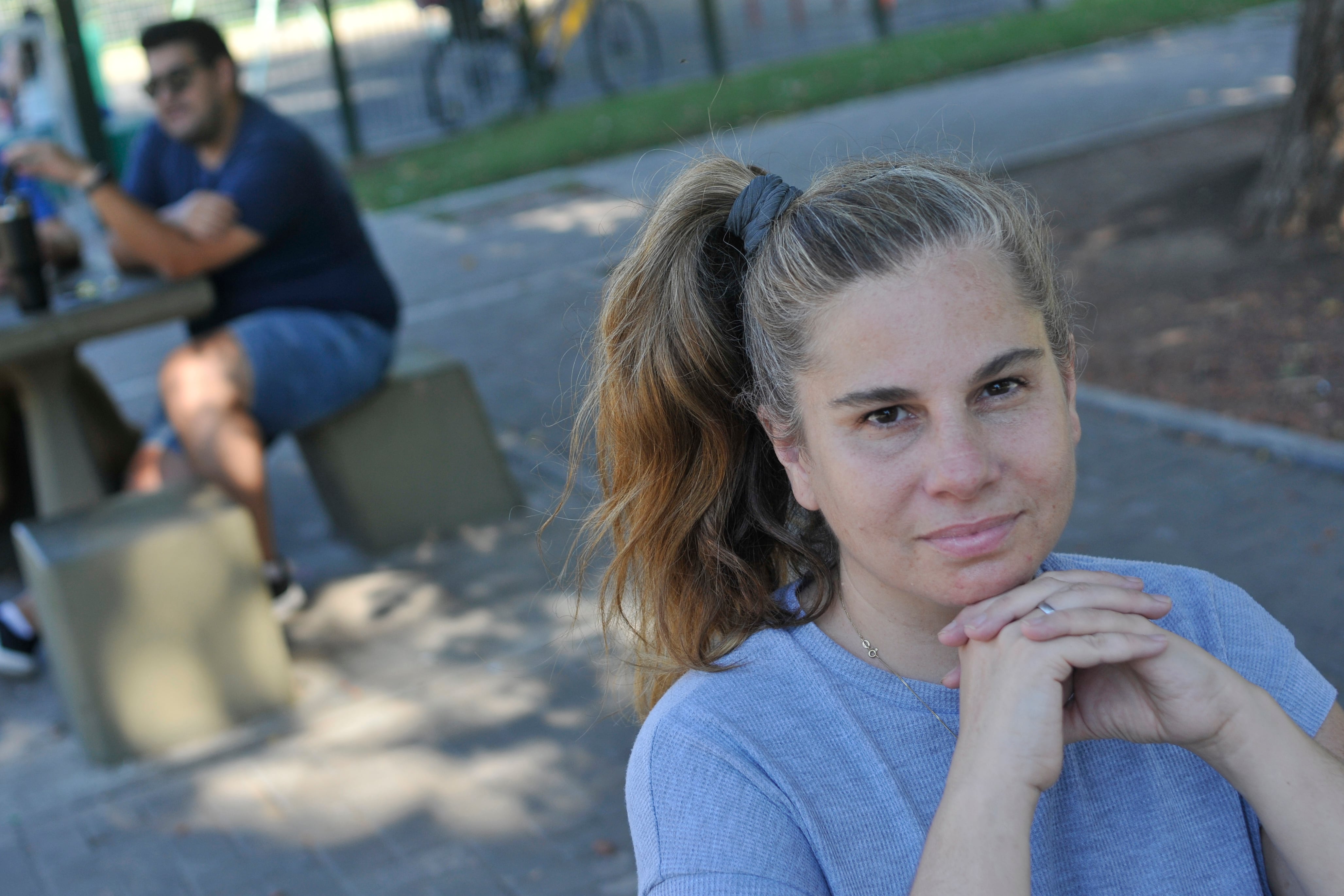 "De noche soy productiva y pienso con más lucidez", dice Flor Monfort.