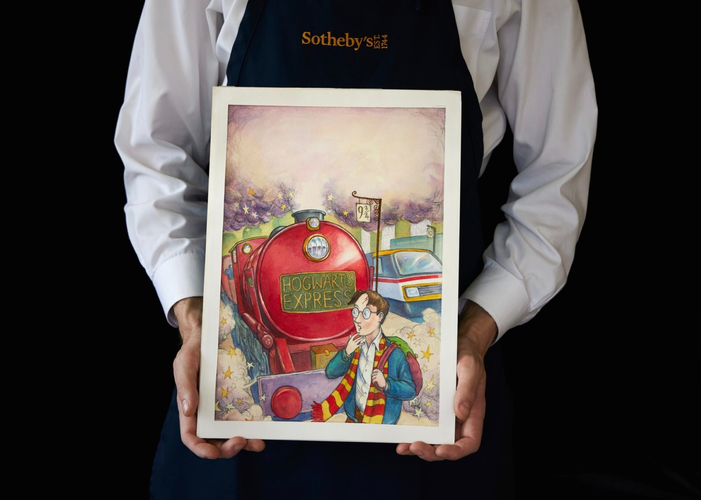"Es la primera visualización o representación visual del mundo mágico de Harry Potter", indicaron desde la casa de subastas Sotheby's