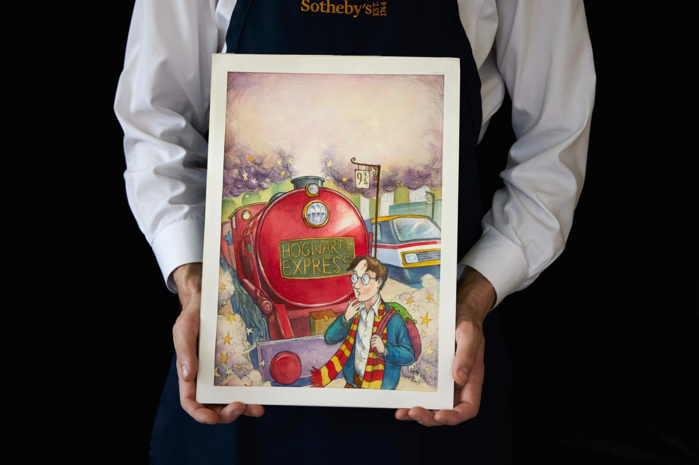 "Es la primera visualización o representación visual del mundo mágico de Harry Potter", indicaron desde la casa de subastas Sotheby's