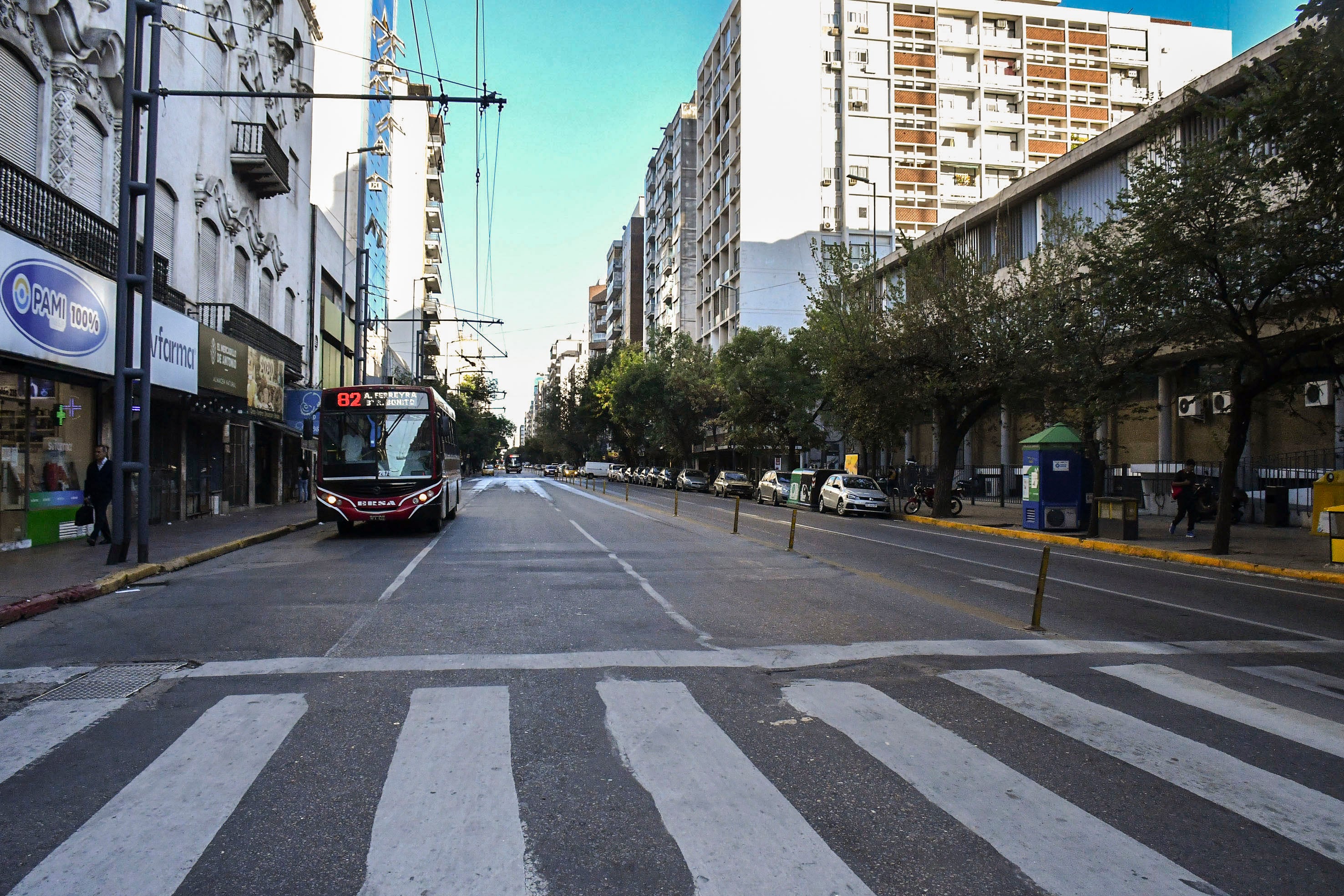 Cuarentena en las calles de la capital provincial
