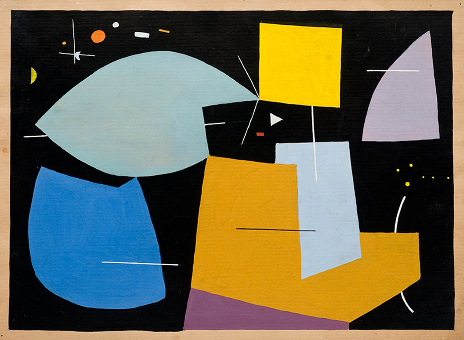 Asombrosa muestra de pinturas y collages de Vila Ortiz.