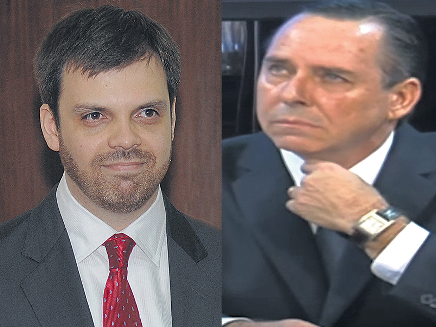 Fernando Poviña y Esteban Hansen, quien lo reemplazará como subrogante en el juzgado federal de Jujuy.