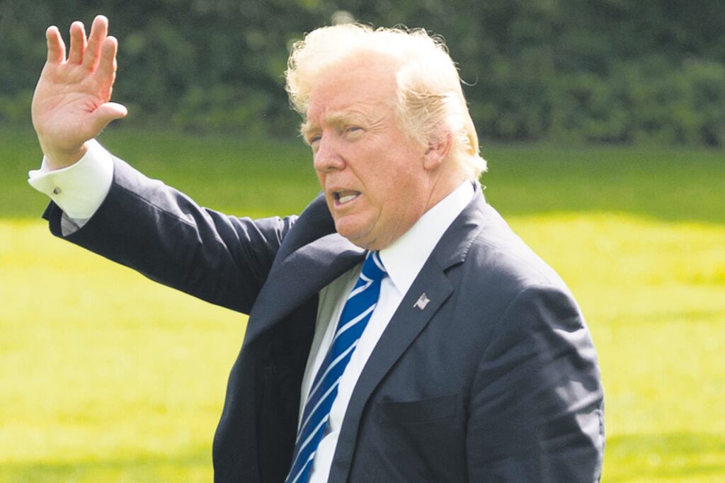 Trump defendió su nueva amenaza pública contra Kim y dijo que es una “respuesta” a las pruebas militares norcoreanas.