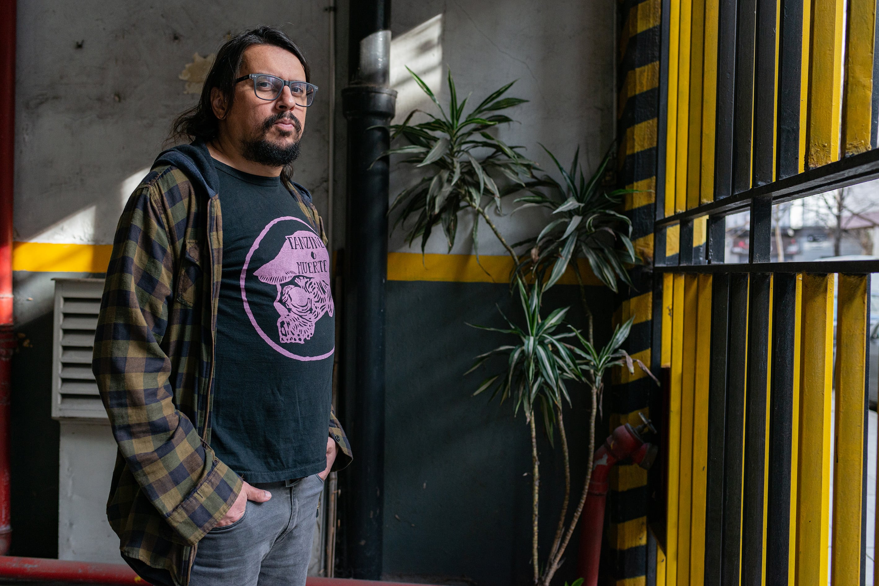 Juan Ángel Szama, el editor de la colección "Pulpa".  