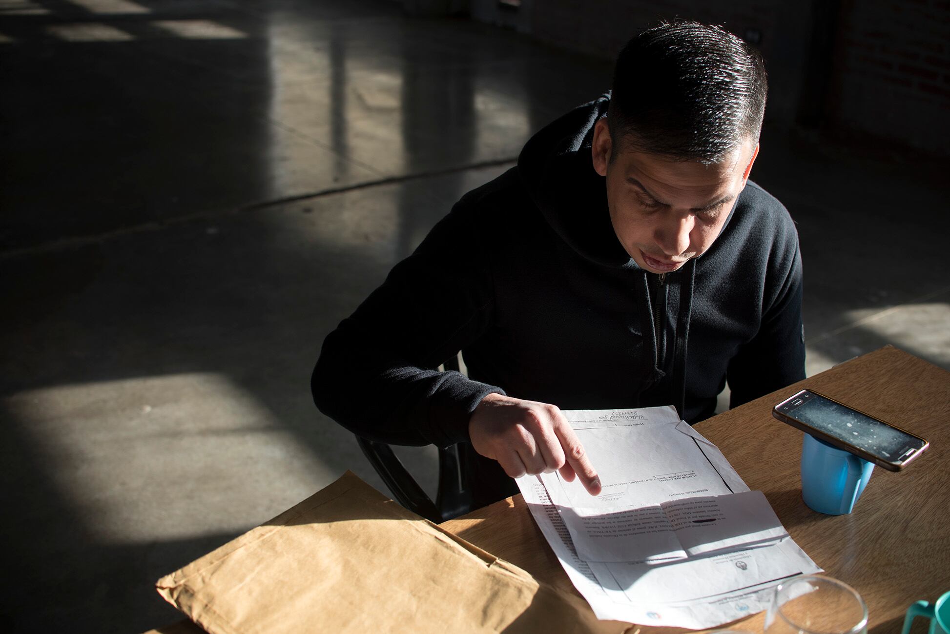 Monchi jamás en la charla reconoce los delitos cometidos por el clan del barrio Las Flores.