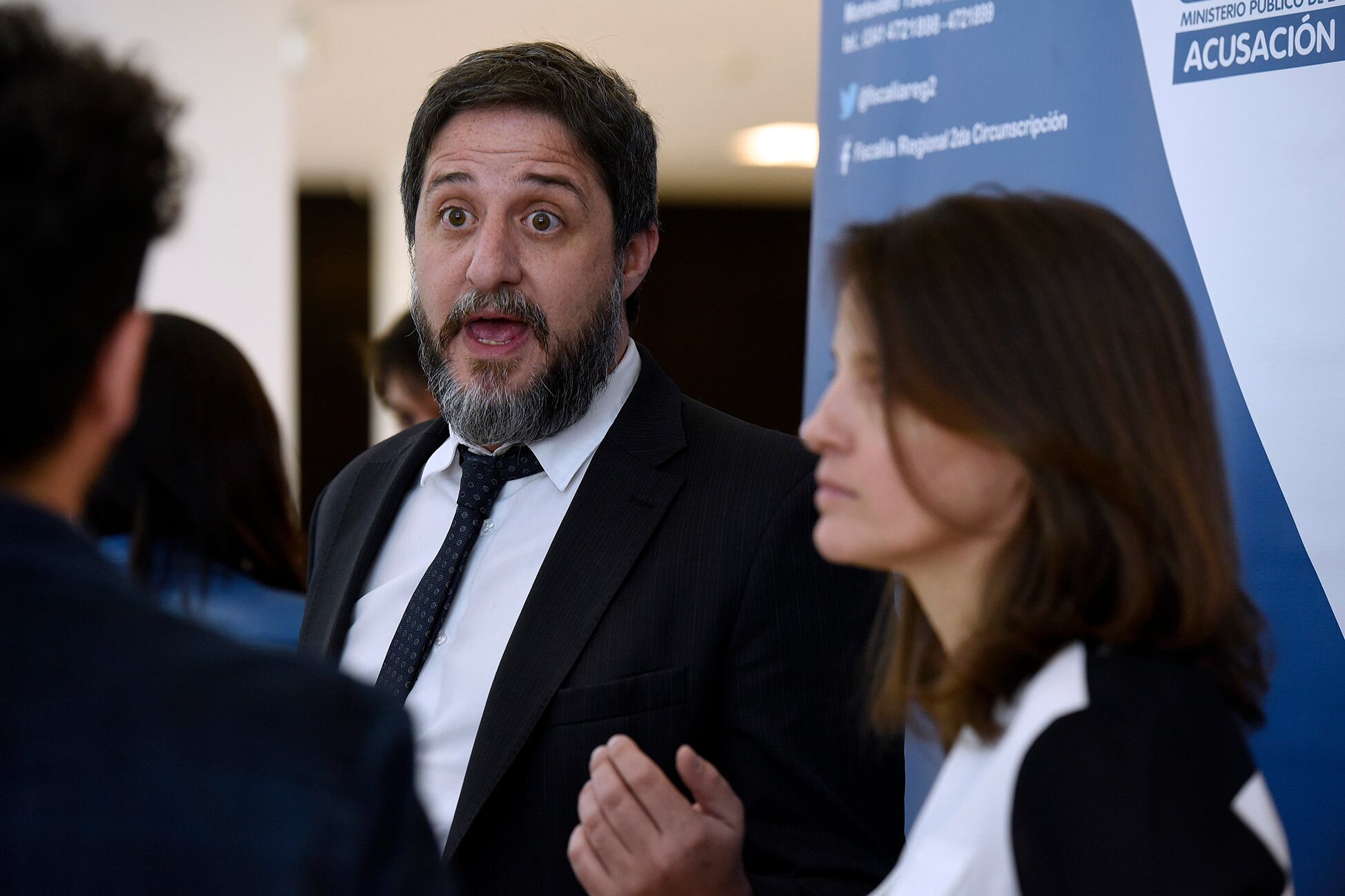 Los fiscales Matías Edery y María Eugenia Iribarren dieron detalles de la detención de Valdés.