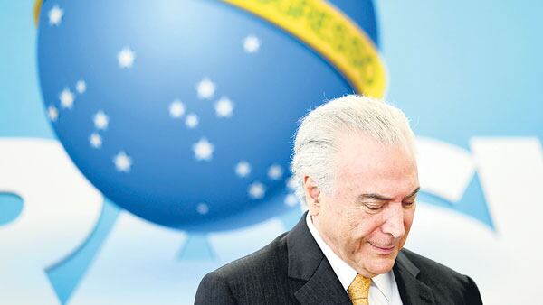 La impopularidad de Temer parece haber llevado el país a una crisis de gobernabilidad.