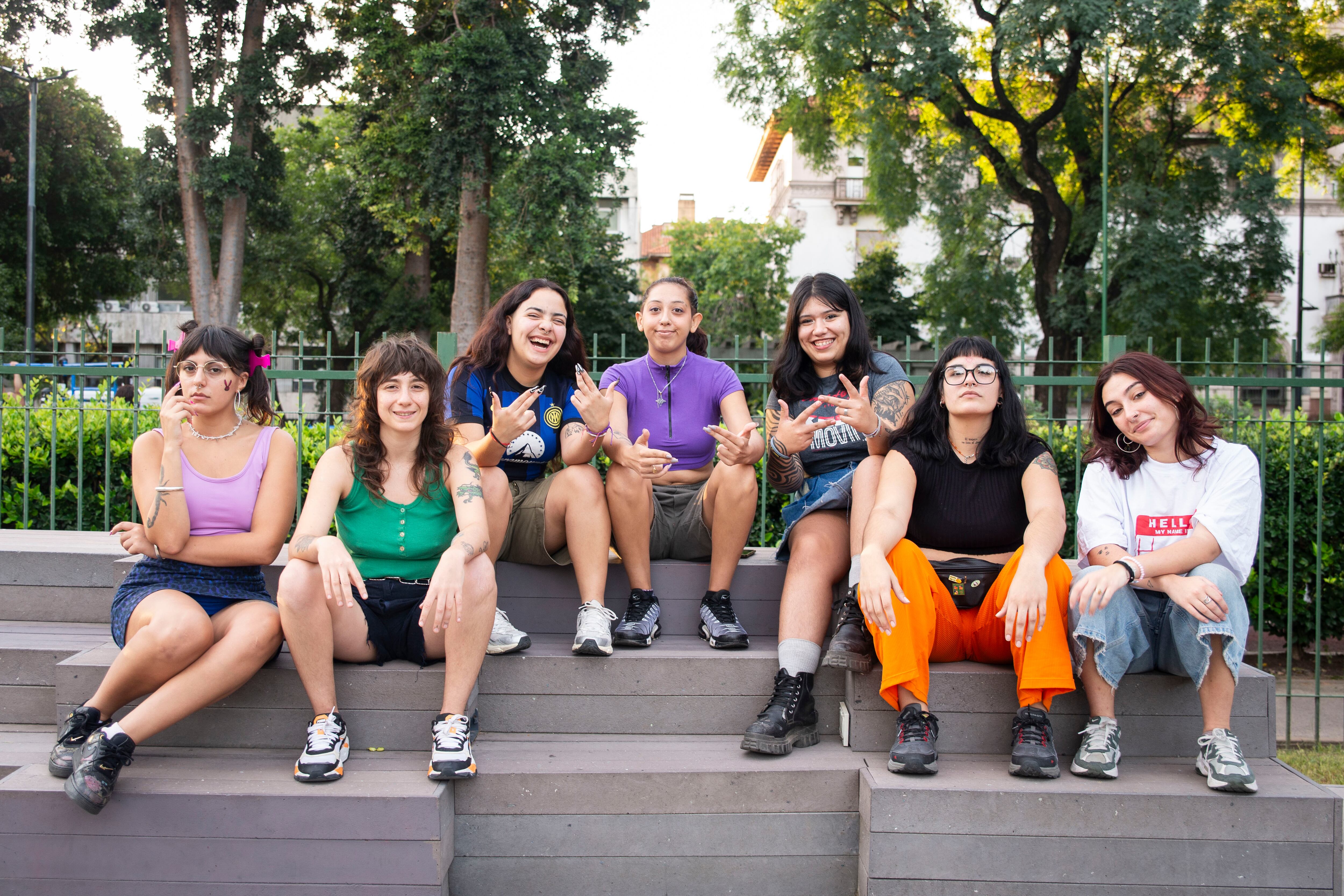 Staff completo de la FEM freestyle