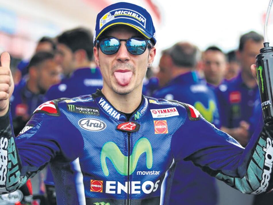 El español Maverick Viñales (Yamaha) supo aprovechar el abandono de Márquez.