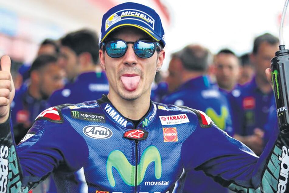 El español Maverick Viñales (Yamaha) supo aprovechar el abandono de Márquez.