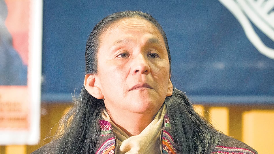 Milagro Sala se desmayó la semana pasada en una audiencia.