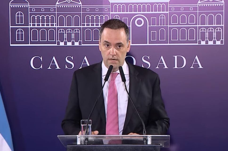 Manuel Adorni, vocero presidencial