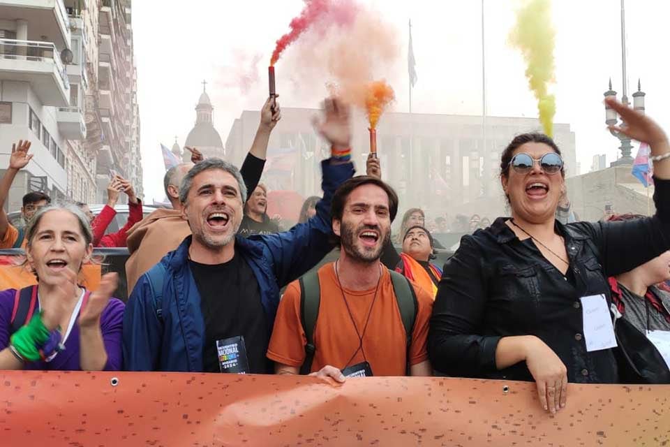 El Encuentro tuvo marcha, debate, talleres, teatro y fiesta.