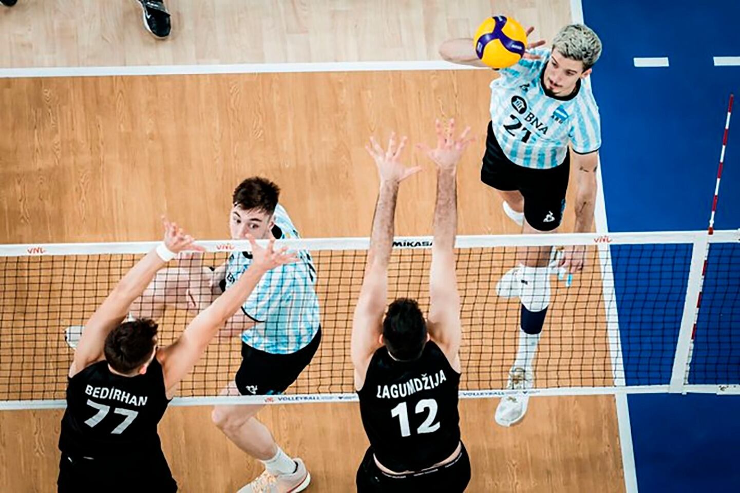 La Selección Argentina, en un buen momento.