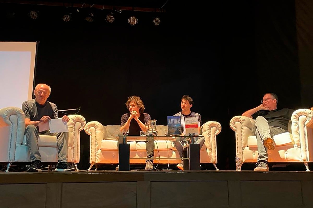 Hugo Soriani, Lucho Milocco, Nahuel Morales y Miguel Savage.